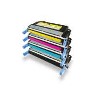 4 Pack Compatible HP CB400A CB401A CB402A CB403A Toner Cartridge Set 642A