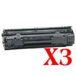 3 x Compatible HP CB435A Toner Cartridge 35A