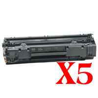 5 x Compatible HP CB435A Toner Cartridge 35A
