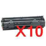 10 x Compatible HP CB436A Toner Cartridge 36A