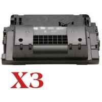 3 x Compatible HP CC364A Toner Cartridge 64A