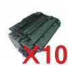 10 x Compatible HP CE255X Toner Cartridge 55X