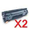 2 x Compatible HP CE278A Toner Cartridge 78A