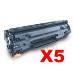 5 x Compatible HP CE285A Toner Cartridge 85A