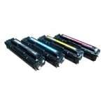 4 Pack Compatible HP CE320A CE321A CE322A CE323A Toner Cartridge Set 128A