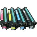 4 Pack Compatible HP CE400X CE401A CE403A CE402A Toner Cartridge Set 507X 507A