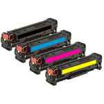 4 Pack Compatible HP CF210X CF211A CF213A CF212A Toner Cartridge Set 131X 131A