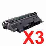 3 x Compatible HP CF214A Toner Cartridge 14A