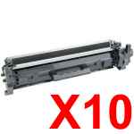 10 x Compatible HP CF217A Toner Cartridge 17A
