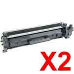 2 x Compatible HP CF217A Toner Cartridge 17A