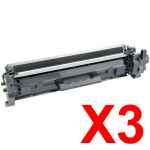 3 x Compatible HP CF217A Toner Cartridge 17A