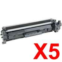 5 x Compatible HP CF217A Toner Cartridge 17A