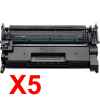 5 x Compatible HP CF276A Toner Cartridge 76A