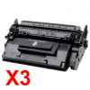 3 x Compatible HP CF276X Toner Cartridge 76X