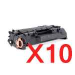 10 x Compatible HP CF280X Toner Cartridge 80X