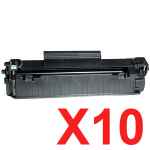 10 x Compatible HP CF283A Toner Cartridge 83A