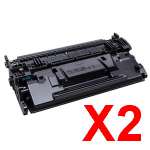 2 x Compatible HP CF287A Toner Cartridge 87A