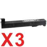 3 x Compatible HP CF310A Black Toner Cartridge 826A