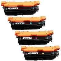 4 Pack Compatible HP CF320A CF321A CF323A CF322A Toner Cartridge Set 652A 653A