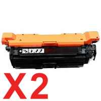 2 x Compatible HP CF320A Black Toner Cartridge 652A