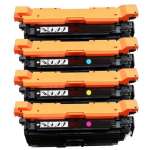 4 Pack Compatible HP CF330X CF331A CF333A CF332A Toner Cartridge Set 654X 654A