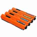 4 Pack Compatible HP CF350A CF351A CF353A CF352A Toner Cartridge Set 130A