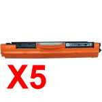 5 x Compatible HP CF350A Black Toner Cartridge 130A