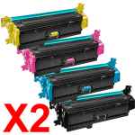 2 Lots of 4 Pack Compatible HP CF360X CF361X CF363X CF362X Toner Cartridge Set 508X