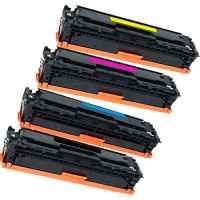 4 Pack Compatible HP CF410X CF411X CF413X CF412X Toner Cartridge Set 410X