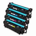 4 Pack Compatible HP CF470X CF471X CF473X CF472X Toner Cartridge Set 657X