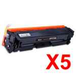 5 x Compatible HP CF510A Black Toner Cartridge 204A