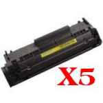 5 x Compatible HP Q2612A Toner Cartridge 12A