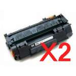 2 x Compatible HP Q5949A Toner Cartridge 49A