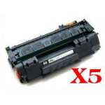 5 x Compatible HP Q5949A Toner Cartridge 49A