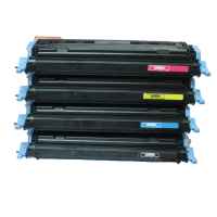 4 Pack Compatible HP Q6000A Q6001A Q6002A Q6003A Toner Cartridge Set 124A
