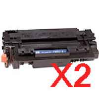 2 x Compatible HP Q6511X Toner Cartridge 11X