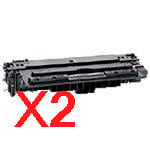 2 x Compatible HP Q7516A Toner Cartridge 16A