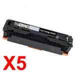 5 x Compatible HP W2040X Black Toner Cartridge 416X