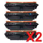 2 Lots of 4 Pack Compatible HP W2100X W2101X W2103X W2102X Toner Cartridge Set 210X