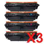 3 Lots of 4 Pack Compatible HP W2100X W2101X W2103X W2102X Toner Cartridge Set 210X