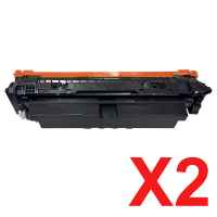 2 x Compatible HP W2100X Black Toner Cartridge 210X