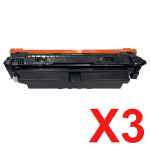 3 x Compatible HP W2100X Black Toner Cartridge 210X