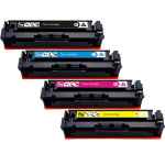 4 Pack Compatible HP W2110X W2111X W2113X W2112X Toner Cartridge Set 206X