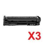 3 x Compatible HP W2180A Black Toner Cartridge 218A