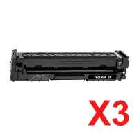 3 x Compatible HP W2180A Black Toner Cartridge 218A