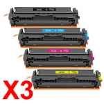 3 Lots of 4 Pack Compatible HP W2180X W2181X W2183X W2182X Toner Cartridge Set 218X
