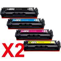 2 Lots of 4 Pack Compatible HP W2310A W2311A W2313A W2312A Toner Cartridge Set 215A
