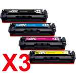 3 Lots of 4 Pack Compatible HP W2310A W2311A W2313A W2312A Toner Cartridge Set 215A