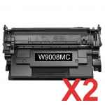 2 x Compatible HP W9008MC Toner Cartridge W9008