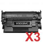 3 x Compatible HP W9008MC Toner Cartridge W9008